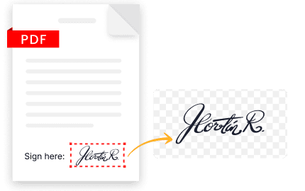 Extract Signature from PDF