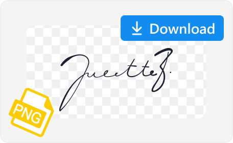 Download E-Signature with No Background
