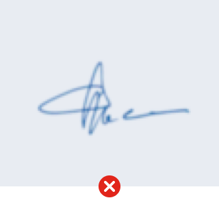 Illigeble signature