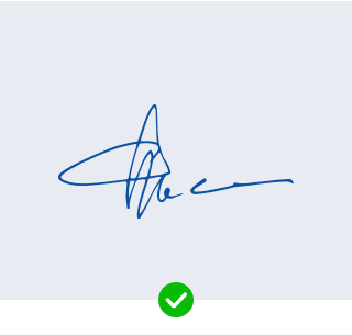 Crisp signature