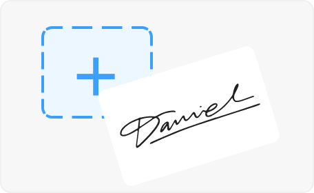 Upload signature image