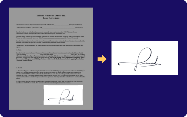 Screenshot the signature