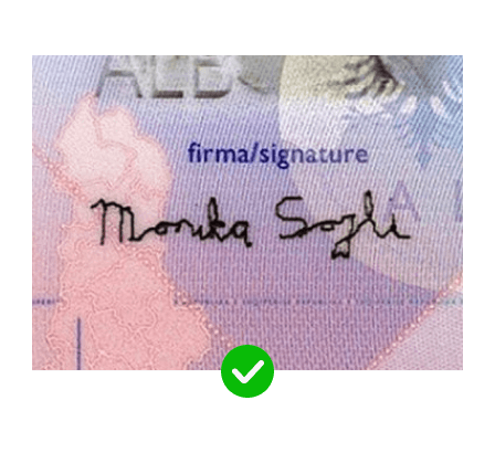 Crisp signature