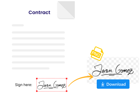 Extract signature from document