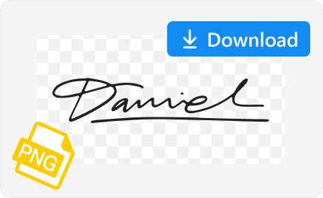 Download handwritten signature PNG