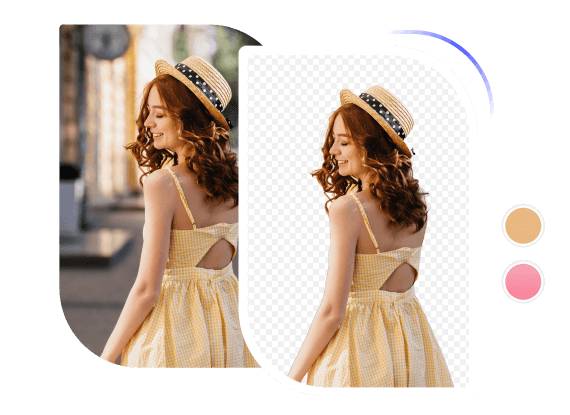 Background remover for individuals