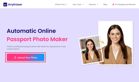 Click the Upload Your Photo button