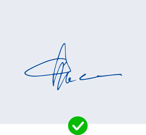 Crisp signature